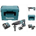 Makita DHR241RFJ Akku Bohrhammer 18 V Li-Ion mit SDS-Plus Aufnahme im Makpac + 2x 3,0 Ah Akku + Schnellladegerät