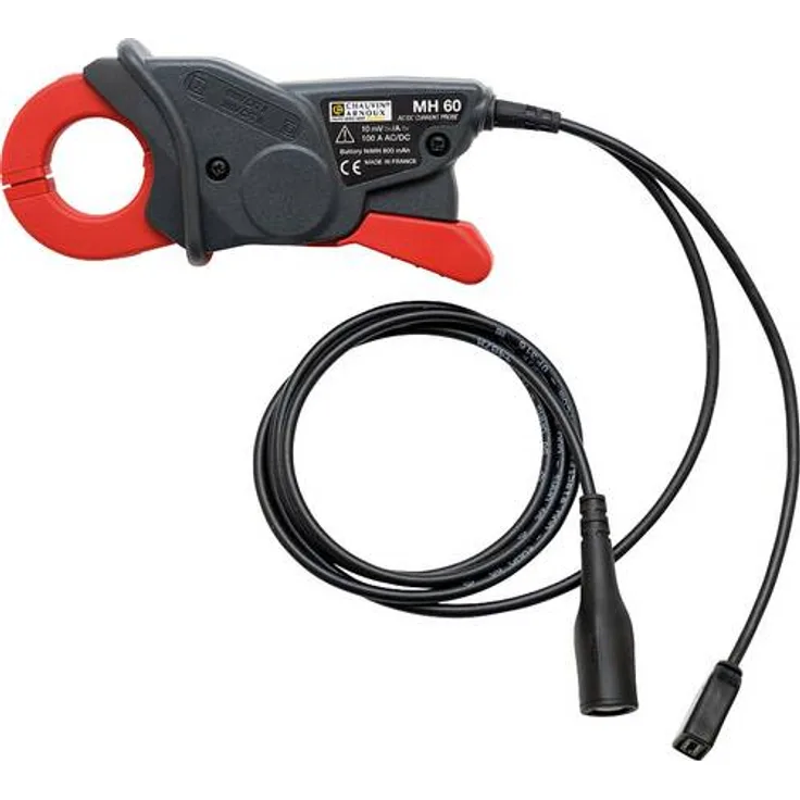 Chauvin Arnoux MH60 Clamp meter adapter A-AC reading range: 0.01 - 140 A A-DC reading range: 0.01 - 140 A