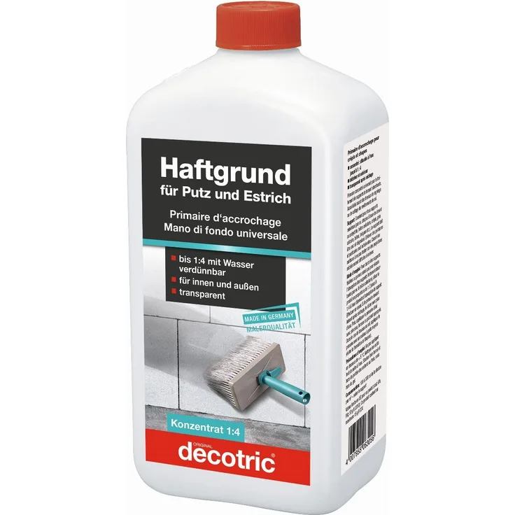 Decotric Putz- und Haftgrund 1 l, transparent, Konzentrat