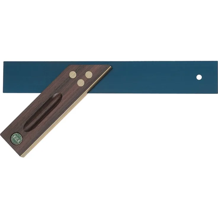 ECE Präzisionsgehrungsmaß Schenkel-L.300mm m.Hohlkehle Palisanderholz E