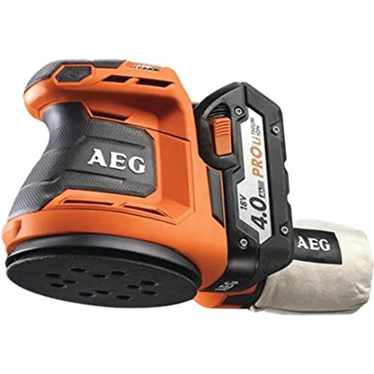 AEG Akku-Exzenterschleifer BEX 18-125-4 Ah, 1 Stück, 4935451087