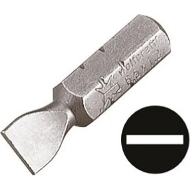 wolfcraft 3 Bits Solid Schlitz sort.