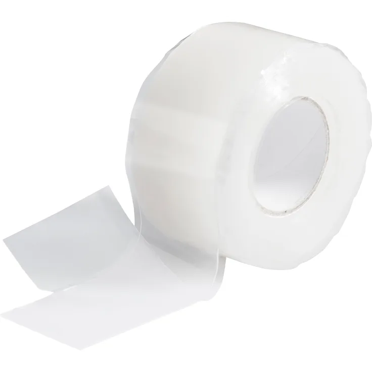 Poppstar selbstverschweißendes Silikonband, transparent, 3m lang, 25mm breit, 1 Rolle (1008718)
