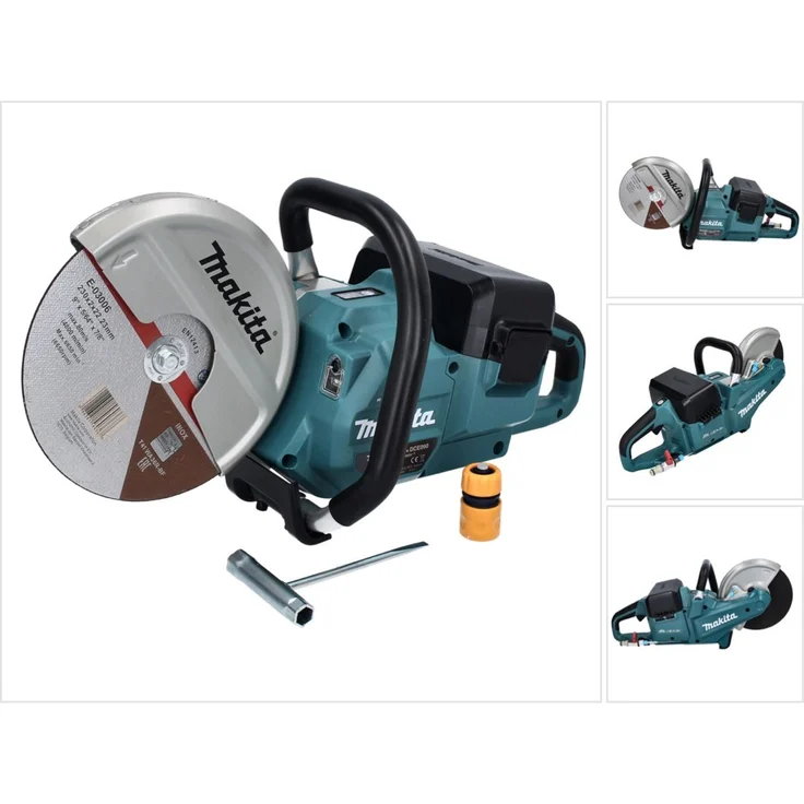 Makita DCE 090 ZX1 Akku Trennschleifer 36 V 2x 18 V 230 mm Brushless Solo - ohne Akku, ohne Ladegerät Winkelschleifer 230 mm Akku – Bild 1
