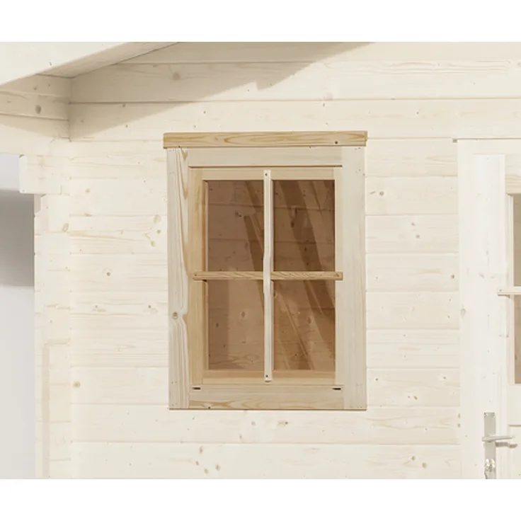 Weka Einzelfenster für Gartenhäuser, Holz-Glas