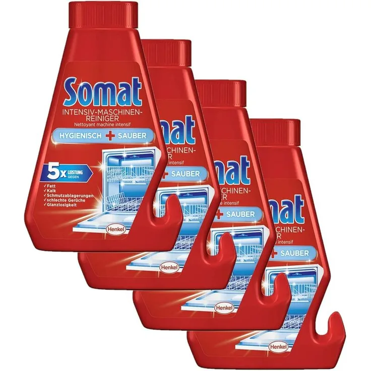 Somat Intensiv-Maschinenreiniger 4x250 ml Geschirrspülreiniger Reinigung