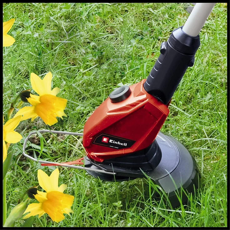 Einhell Akku Rasentrimmer GE-CT 18 Li Set Power X-Change Lithium Ionen, 18 V, 24 cm Schnittbreite, teleskopierbar, inkl. 2,0 Ah Akku und Ladegerät – Bild 3
