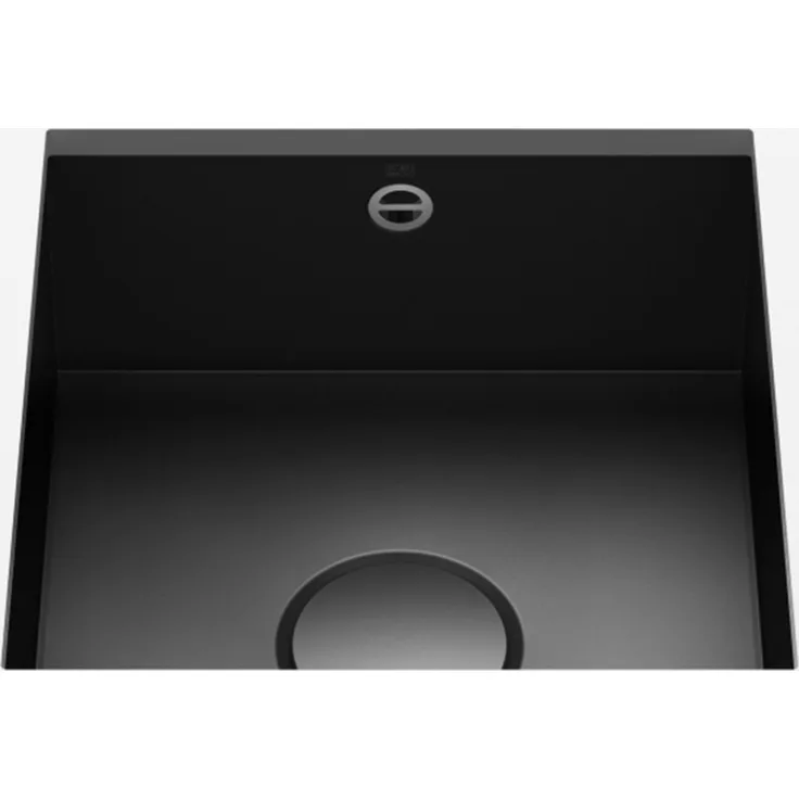 Dornbracht Unterbau-Spüle Glasierter Stahl Schwarz Matt 38400002-71