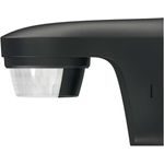 Theben theLuxa S150 BK Bewegungsmelder mit 150° Erfassungswinkel für den Außenbereich, schwarz (1010501)