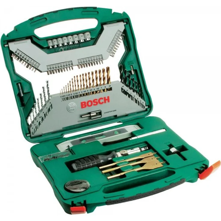 Bosch 100tlg. X-Line Titanium-Bohrer- und Schrauber Set (Holz, Stein und Metall, Zubehör Bohrmaschine) – Bild 1