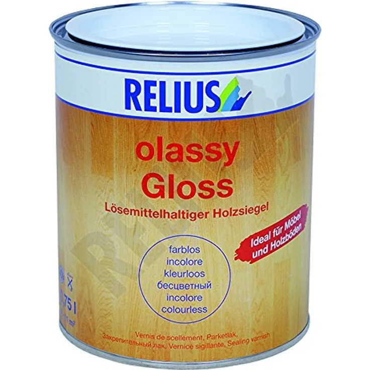 Relius Holzsiegel Glanz farblos 0,75Ltr. 276760