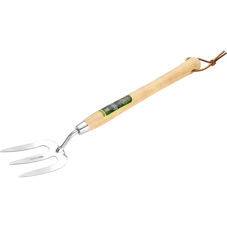 Spear & Jackson 3090KEW Kew Gardens Edelstahl-Pflanzgabel 30 cm Griff