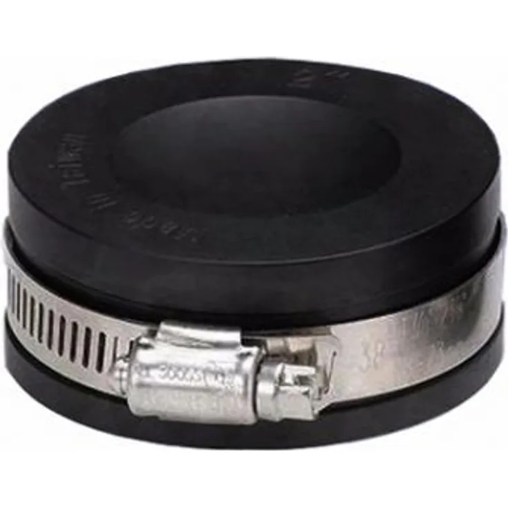 AquaForte PVC Elastomer, flexible Endkappe, Ø 50 mm/ 1 1/2 (Klemmbereich 50-44 mm), enorm flexibel! Bewässerungszubehör