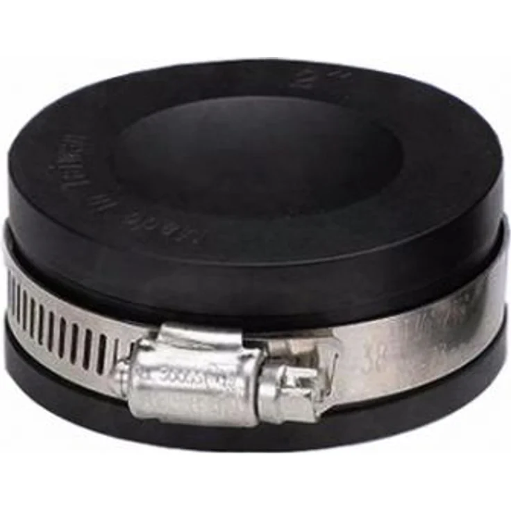 AquaForte PVC Elastomer, flexible Endkappe, Ø 50 mm/ 1 1/2 (Klemmbereich 50-44 mm), enorm flexibel! Bewässerungszubehör – Bild 1