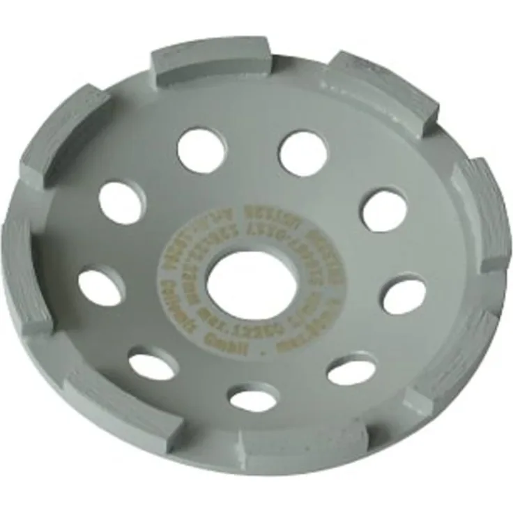 COLLOMIX Schleiftopf UST 125 Universal grau, Ø 125 mm, Höhe 22 mm, Standard-Diamantschleiftopf, für abrasives Material - 19294
