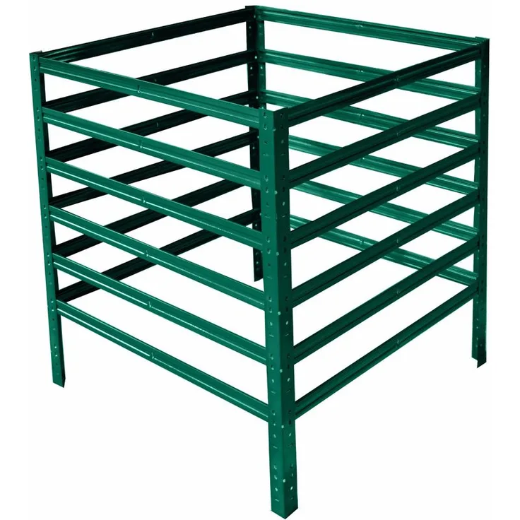SHELFPLAZA HOME Komposter 100x60x60 garten grün - Shelfplaza