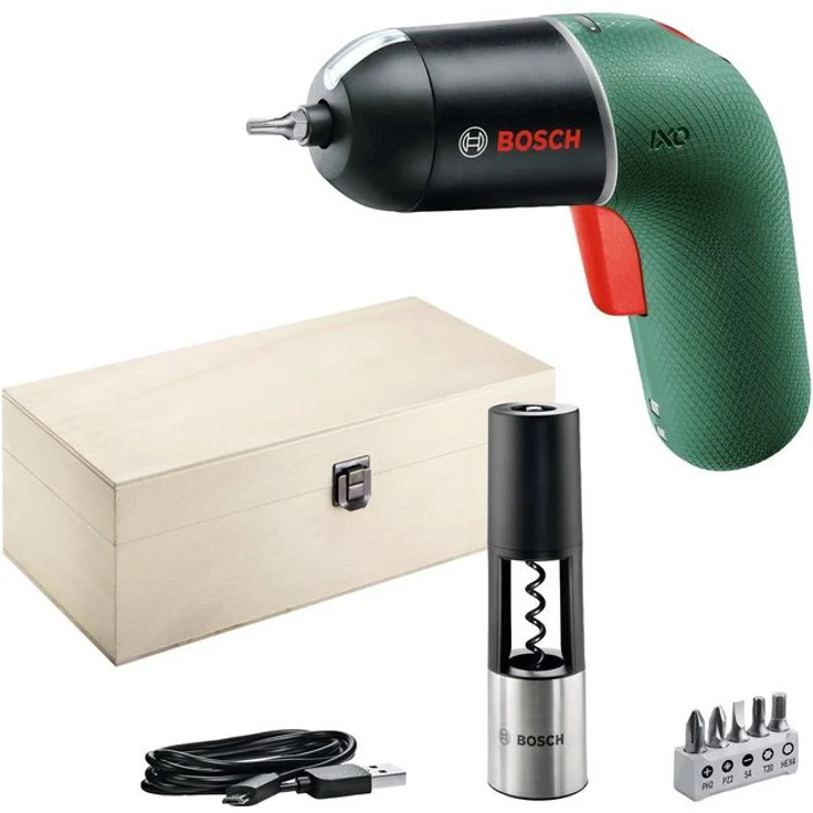 Bosch IXO VI Akkuschrauber Vino Set, 215 U-min, 4,50 Nm, (Set) – Bild 1