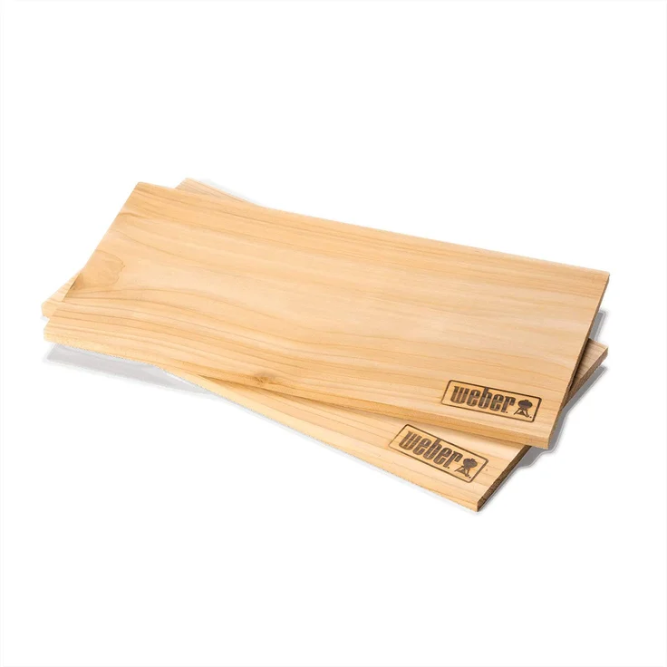 Weber 17831 R„ucherbretter aus Zedernholz, 15 x 40 cm, 2 Stck