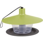 Windhager Vogelfuttersilo Urban Life, Vogelfuttersilo, Vogelhaus, Futterspender für Vögel, modernes Futtersiloin in hellgrün, 28 x 28 x 17 cm, 07068