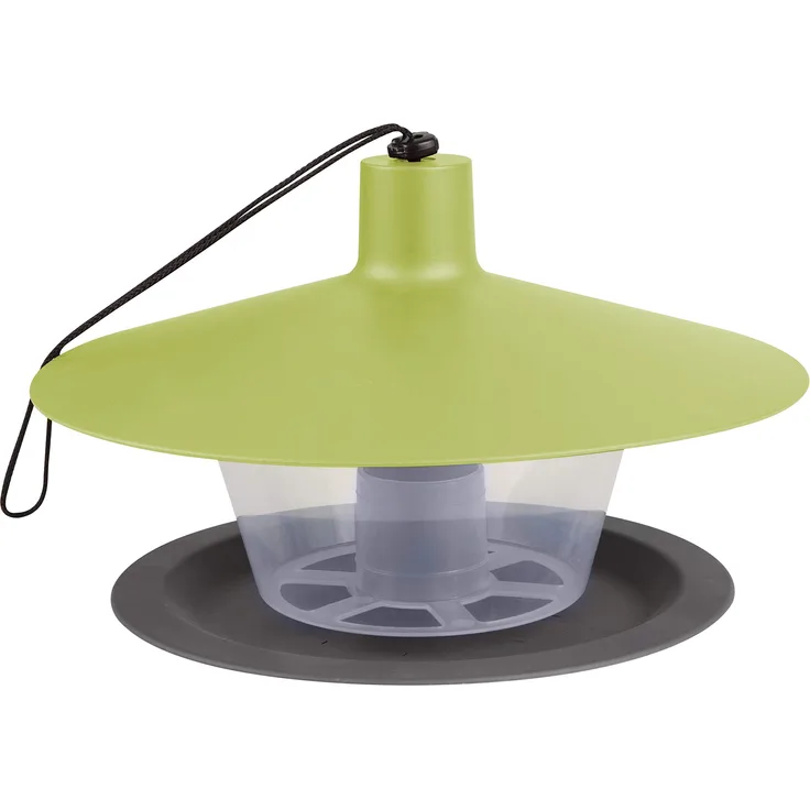 Windhager Vogelfuttersilo Urban Life, Vogelfuttersilo, Vogelhaus, Futterspender für Vögel, modernes Futtersiloin in hellgrün, 28 x 28 x 17 cm, 07068