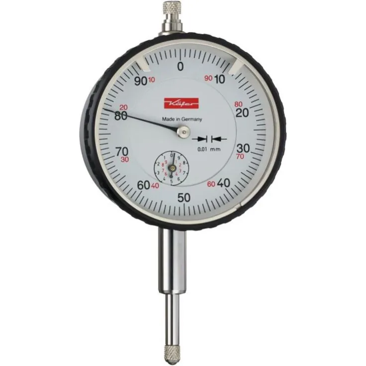 Käfer Messuhr 0,01mm - 10mm - 58mm - beidseitig beziffer t - ISO 463 - DIN 878 10258 (10258)