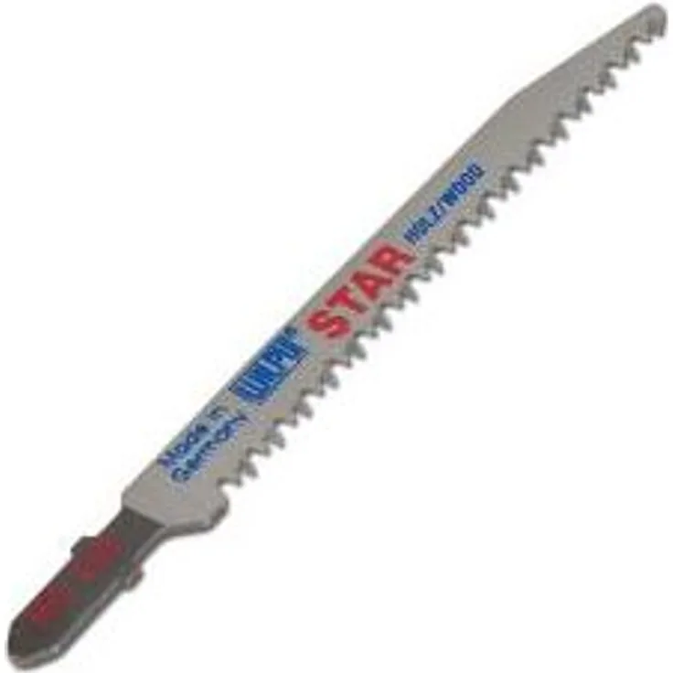 Stichsägeblatt WILPU HCS Stahl - VE 5 Stück Schnittlänge 91 mm