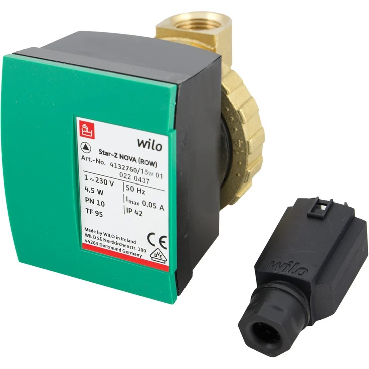 Wilo Brauchwasserpumpe Star Z Nova 1/2 Förderhöhe: 0,8 m Hauswasserpumpe