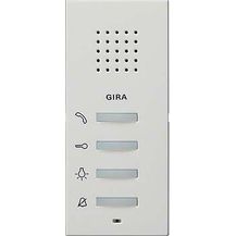 Bild für Gira 125027 Wohnungsstation AP System 55 reinweiß seidenmatt