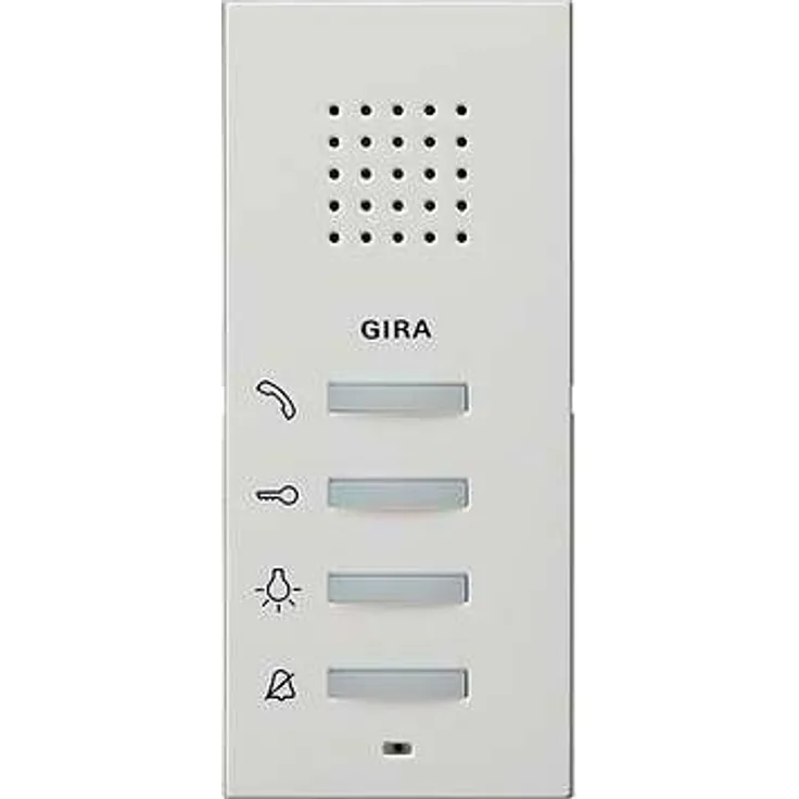 Gira 125027 Wohnungsstation AP System 55 reinweiß seidenmatt