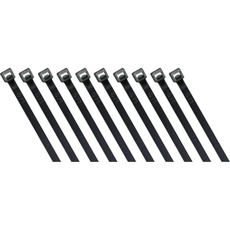 McPower Kabelbinder McPower, schwarz, 300x4,8 mm, 100er-Beutel