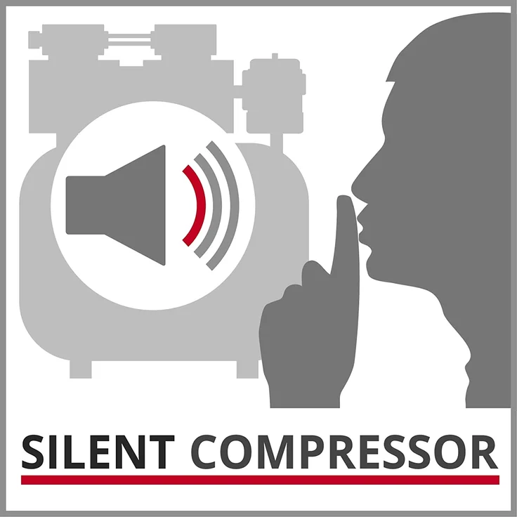 Einhell Kompressor TE-AC 24 Silent 4020610 – Bild 6