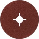 Bosch Professional Fiberschleifscheibe (für Winkelschleifer verschiedene Materialien, Ø 125 mm, Körnung 80)