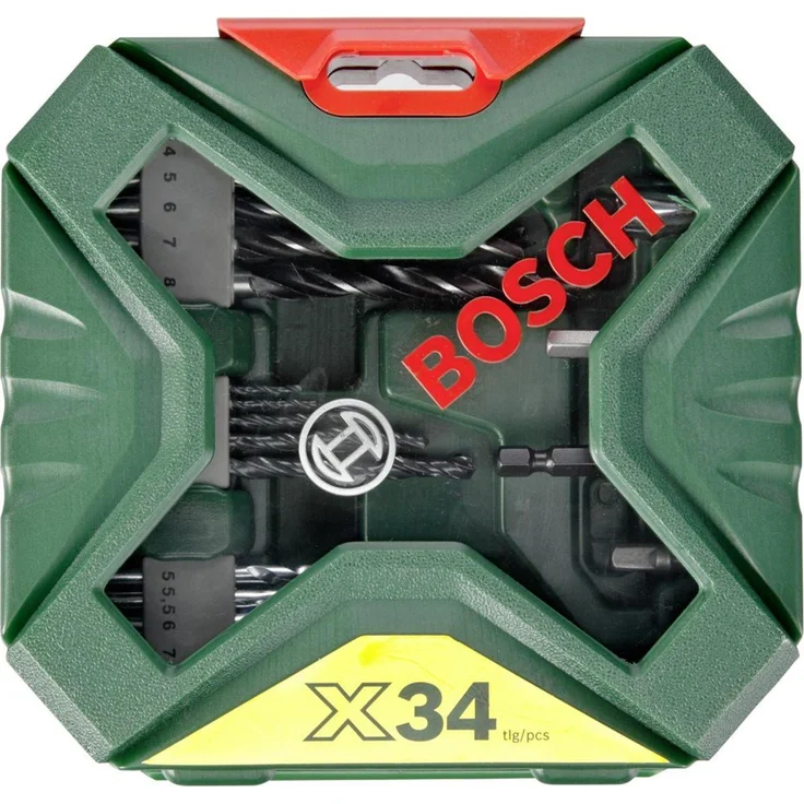 Bosch 34tlg. X-Line Classic Schrauber und Bohrer Set (Holz, Stein und Metall, Zubehör für Bohrmaschinen) – Bild 2