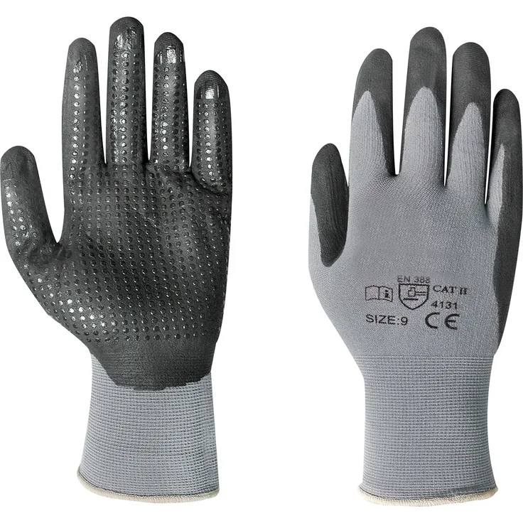 Arbeitshandschuh MULTI-FLEX | Größe 11 (XXL) | Nylon Feinstrick mit Nitril Mirkoschaum Beschichtung | 1 Paar