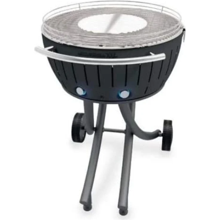 LotusGrill LG-AN-600 Holzkohlegrill, Anthrazitgrau, XXL, 78x78x48 cm – Bild 1