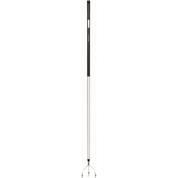 Fiskars Krümmer mit 3 Zinken, Für optimale Beetvorbereitung und -pflege, Länge: 172 cm, Breite: 14,8 cm, Schwarz-Orange, Rostfreier Stahl-Kunststoff-Aluminium, Xact, 1027040 – Bild 1