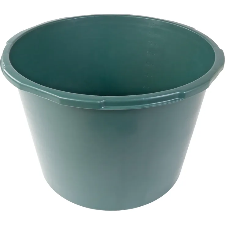 Baukübel 90 Liter mit Innenskala grün Mörtelkübel Zementwanne Betonfass Tuppen