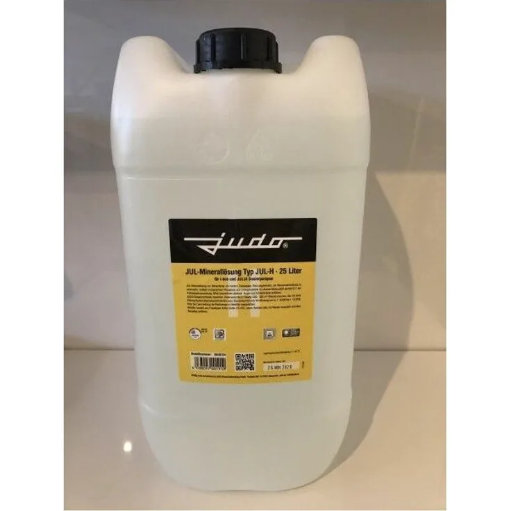 JUDO JUL-H Minerallösung für Härtegrad 3, Flasche 25 Liter gelb, 8840134-SW12922 - Judo