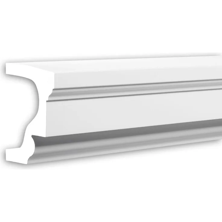 Fenstersohlbank 482002 Außenstuck Fassadenelement Zierelement Neo-Klassizismus-Stil weiß 2 m