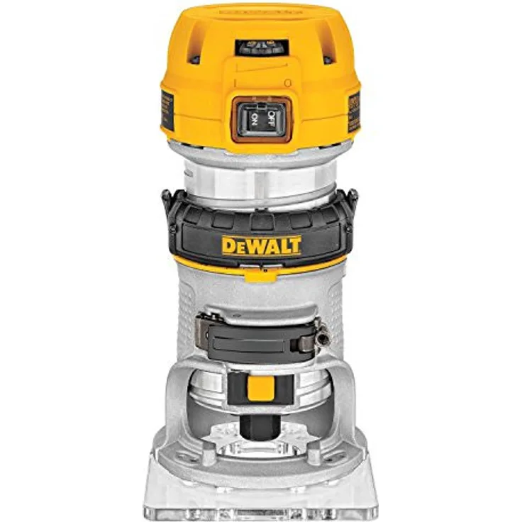 DeWALT D26200-QS Fräser-Trimmer Schwarz, Edelstahl, Gelb 27000 RPM 900 W