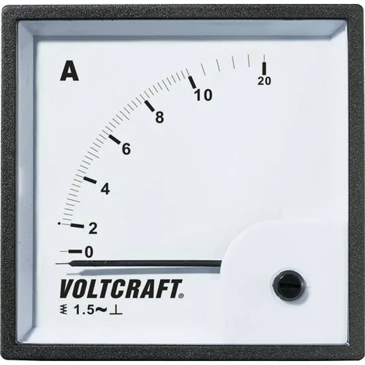 VOLTCRAFT AM-72X72-10A Analog-Einbaumessgerät AM-72X72-10A 10A Dreheisen