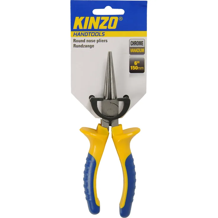 KINZO rund 72096 150 mm Vanadium Spitzzange - Chrom