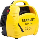 Stanley tragbarer 1100 W 230 V inkl. Airkit Reifenfüller, Schlauch und Pistole Kompressor