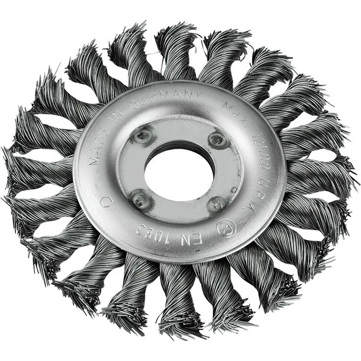 KWB AGGRESSO-FLEX® Scheibenbürste, Stahldraht, gezopft, ø 0,5 mm, ø 115 mm - 719530