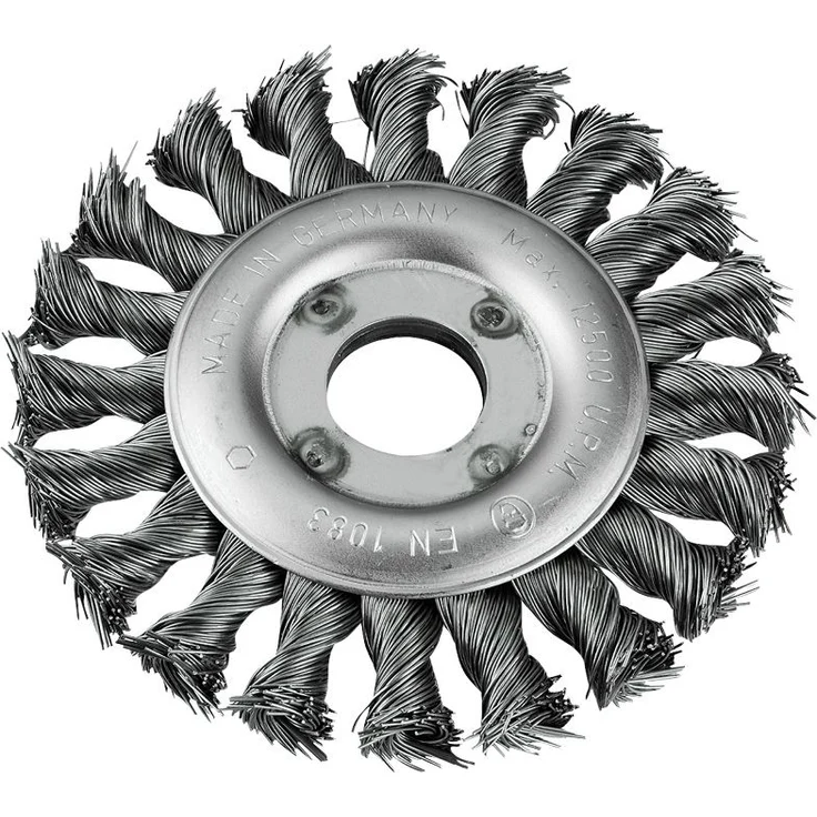 KWB AGGRESSO-FLEX® Scheibenbürste, Stahldraht, gezopft, ø 0,5 mm, ø 115 mm - 719530