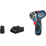 Bosch Professional GSR 12V-15 FC Akku-Bohrschrauber 12V System 2x2.0 Ah Akku im Karton