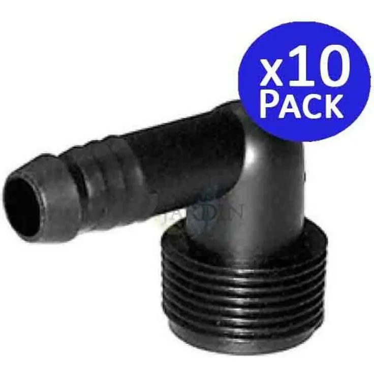 Lustiger Rohrbogen 16mm x 1-2' . 10 Einheiten