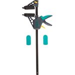 wolfcraft Montagezwinge 6985000, Zwinge für den Terrassenbau, Distanzhalter für den Bau einer Holzterrasse, Spannkraft: 120 kg, Spannweite: 450 mm