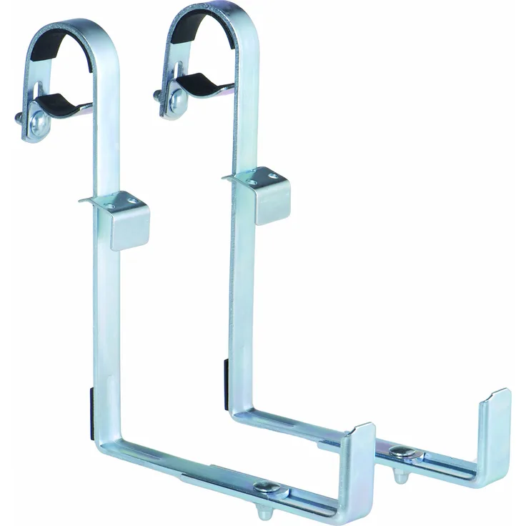 Alba Krapf Blumenkastenhalter Satz verz. Blumenkasten-Halter (RR-2V), Silber
