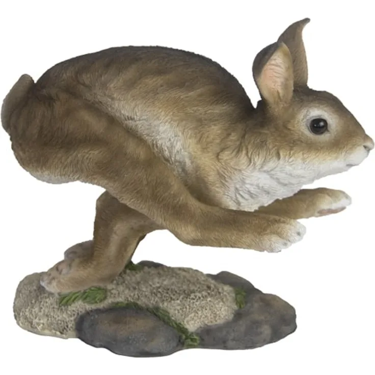 Esschert Design hase 24,8 x 19,9 cm Polyresin braun/weiß